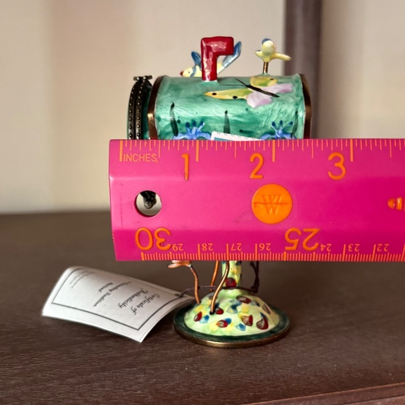 Kelvin Chen Enamel and Copper Stamp Holder, Signed & Numbered - Picture 8 of 10